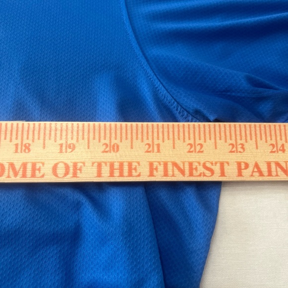 Columbia PFG Omni-Shade Polo Mens Size Large Blue Poly Blend Vented Short Sleeve - Picture 10 of 12